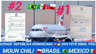 VOYAGE PUNTA CANA X BRASIL🇧🇷 CHILI🇨🇱 MÉXICO 🇲🇽SAN PEYE 98MIL PÈSO WA 2 VIDEYO Abòne SVp [upl. by Ycniuqal286]