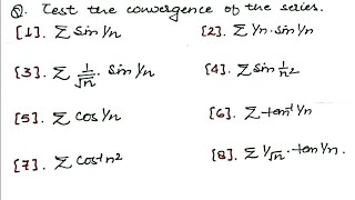 Comparison test for convergence and divergence  INFINITE SERIES  PART  3 [upl. by Klara670]