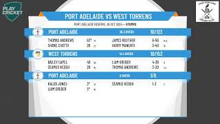 Port Adelaide v West Torrens [upl. by Anaes]