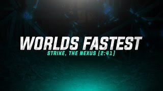 Destiny  Worlds Fastest Strike  Nexus Speedrun 241 [upl. by Nolyad]