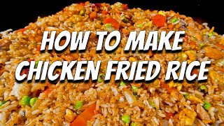 How to Make Chicken Fried Rice on the Blackstone Griddle [upl. by Celio977]