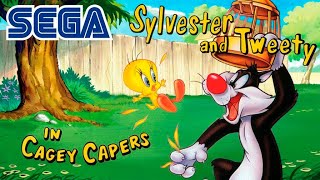 Sylvester and Tweety in Cagey Capers  Longplay Sega Mega DriveGenesis [upl. by Larimor]