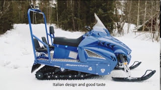 New Alpina Superclass 12L VVT 12V utility dualtrack snowmobile [upl. by Dearr27]