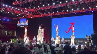 University of Alabama Cheerleading COED D1A  UCA Finals 2023 crowd view [upl. by Alleirbag784]