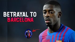 Why Ousmane Dembele left Barcelona  Ousmane Dembele Journey  Dembele Betrayed Barcelona [upl. by Wiseman]