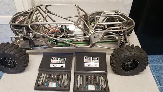 scx6 big 6 rock bouncer bypass shocks arrived [upl. by Vinay]