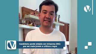 Candidato perde eleição em Inhaúma MG por ser mais jovem e critica a regra [upl. by Tsenre]