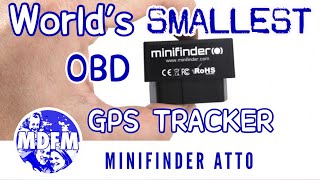 MiniFinder ZEPTO  Worlds Smallest OBD GPS Tracker [upl. by Edlyn]