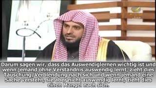 Shaykh Al Tarifi Das Streben nach Wissen [upl. by Nyrhtak269]