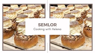 How to make Swedish Semlor  Semla recept [upl. by Llevad]