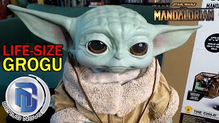 Lifesize Grogu statue from quotThe Mandalorianquot and Star Wars accessories from Denuo Novo unboxing [upl. by Bor744]