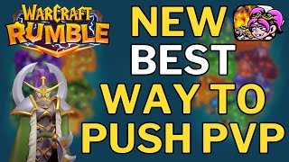 Forget Pushing With 4 Leaders Heres the New BEST Way to Climb Warcraft Rumble [upl. by Rust643]