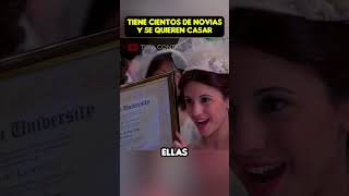 Tiene CIENTOS DE NOVIAS y SE CASA con TODAS 😱 shorts viral pelicula [upl. by Cohbert]