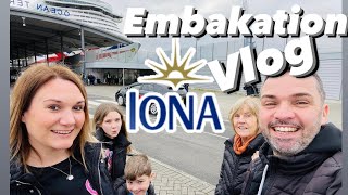 Get Ready to Set Sail with the 4bs on PampO IONAs Embarkation Day [upl. by Ahsenar662]