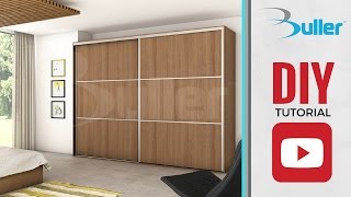 Wardrobe Sliding Door Track for DIY [upl. by Akirret698]