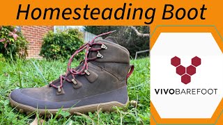 Vivobarefoot Homesteading Boot Tracker Leather AT Unboxing Review  2024 Barefoot Shoe [upl. by Ahsiemac]