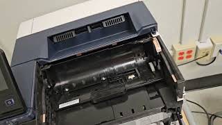 Replace Toner Cartridge in Xerox VersaLink B400 Printer DIY [upl. by Adrahc]