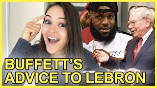 Lebron Gets Investing Advice From Warren Buffett  What Does It Mean [upl. by Talie]