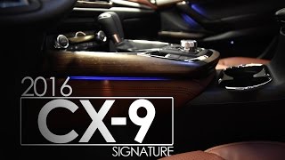 2016 Mazda CX9 Signature Features  Overview [upl. by Schafer]