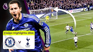 EDEN HAZARD SNATCHES LATE EQUALISER  Chelsea 22 Tottenham Hotspur  Premier League Highlights [upl. by Ahsila22]