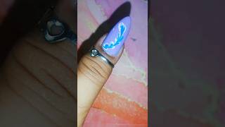 Purple swirl nail art design nailartdesigns nailart nailtutorial [upl. by Cathey]