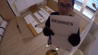 20170130 IKEA BRIMNES BED ASSEMBLY 床組 組裝縮時 [upl. by Yoshio385]