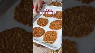 Almond Lace Cookies  Perfect for Diwali gifting this season Made using Australian Almonds [upl. by Ayekat]