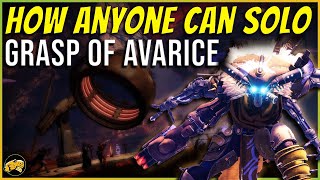 Grasp of Avarice Complete Walkthrough  Solo Flawless Tips  Dungeon Guide  Destiny 2  Basic Gear [upl. by Aihcrop]