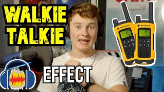 Walkie Talkie Audio Effect Tutorial EASY [upl. by Ataliah]