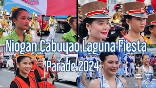 Niugan Cabuyao Laguna Fiesta Parade 2024 [upl. by Ettennig]