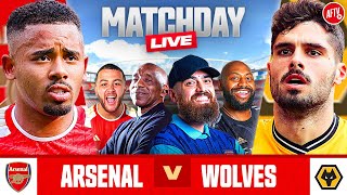 Arsenal 21 Wolves  Match Day Live [upl. by Arait]