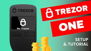 Trezor ONE Tutorial How To Set Up Trezor One Wallet  Unboxing [upl. by Ginder]