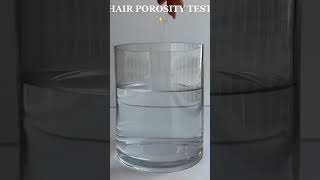 Hair porosity test hair haircaretips haircareproducts haircareroutine hairtexture [upl. by Ninnetta1]