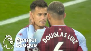 Philippe Coutinho debut goal completes Aston Villa comeback  Premier League  NBC Sports [upl. by Lsil14]