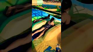 Swimming Pool Swimming Prank shorts swimming fitness flyboard bluesilver waterpark [upl. by Yeslah]