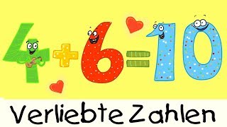 🔢 Verliebte Zahlen  Kinderlieder zum Lernen [upl. by Ursulette]