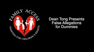 Dean Tong Presents False Allegations for Dummies [upl. by Ainafetse]