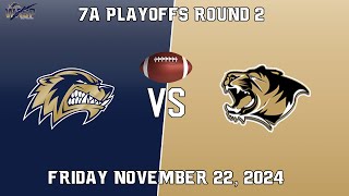 FOOTBALL West Wolverines  Bentonville Tigers  Friday November 22 2024  7A State Playoffs [upl. by Rehpotsirahc768]