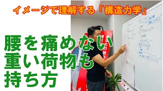 【構造力学＃2】腰を痛めない重い荷物の持ち方 [upl. by Kyla]