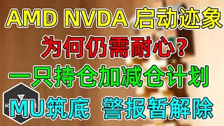 美股 AMD、NVDA有启动迹象，为何仍需一点耐心？MU筑底业绩警报暂解除！一只持仓加减仓计划！ [upl. by Attlee]