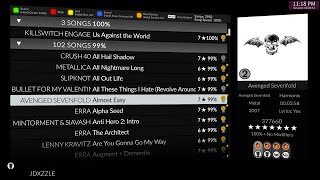 Almost Easy  Avenged Sevenfold 100 FC  Clone Hero [upl. by Ennoid841]