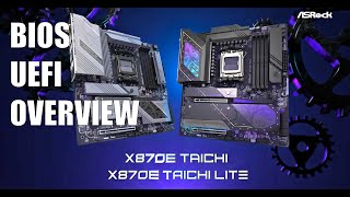 X870E Taichi UEFI Bios Overview [upl. by Terag458]