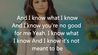 Selena Gomez  My Dilemma lyrics [upl. by Kaliski337]