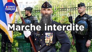 Manifestation interdite  La Marche de la Fierté Française le 13 mai 2023 à Paris [upl. by Reena]