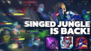 WildRift FULL AP Singed Jungle is back in Season 14 skin giveaways [upl. by Yvette]