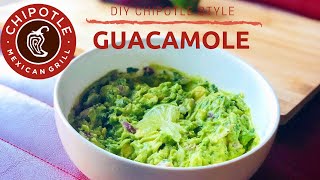 How to make Easy Guacamole Recipe  Homemade Chipotle Guac [upl. by Deloria]