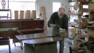 Refinishing a DropLeaf Table  Thomas Johnson Antique Furniture Restoration [upl. by Eessej]