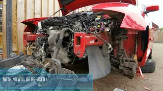 REBUILDING A RARE LIMITED FIAT STILO ABARTH Michael Schumacher edition Part 2  ENGINE OUT [upl. by Yerxa]