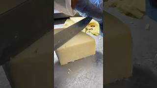 Wheel Cutting to Pieces at FCM farmerscheesemaking cheese artisanalcheese [upl. by Eentroc]