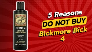 DONT BUY Bickmore Bick 4 BEFORE WATCHING THIS VIDEO 🚫🧴 5 Reasons [upl. by Bock]